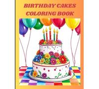 Birthday Cake Coloring Book