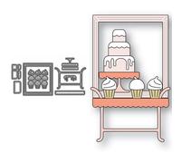Birthday Cake Die Cuts for Card Making, Cake Stand Metal Cutting Dies for Paper Scrapbooking, DIY Stencils for Album Party Wedding Festivals Decoration