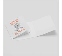 Birthday Cake for The Many Not The Few Square Greetings Card (14.8cm x 14.8cm)