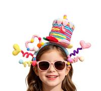 Birthday Cake Headband for Women Twisted Headband
