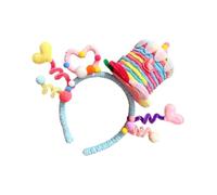 Birthday Cake Headband for Women Twisted Headband