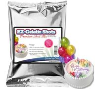 Birthday Cake Jello Shot Mix 6.78 oz - Premium Gluten-Free Jello Mix for Tasty Jello Shots - Easy to Make EZ Gelatin Powder Mix for Jello Shots - Adult New Year and Holiday Party Supplies