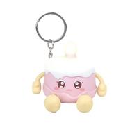 Birthday Cake Keychain, Birthday Cake Car Key Holder, Aesthetic Backpack Pendant, Bag Key Rings With Glowing Lights And Sound Simulation, Cute Cakes Charm Accessory For Girls Boys School Bags Handbags