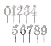 Birthday Cake Toppers | Cupcake Decor Party Supplies - Number 0-9 Cake Topper Decoration,for Graduation Wedding Family Gathering Retirement Boys Girls Men Women