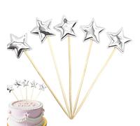 Birthday Cake Toppers For Girls | 5X Birthday Cake Toppers For Boys - Food-grade Food Decor Stake Safe Glitter Decoration