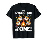 Birthday Campfire Marshmallow It's S'More Fun Being One 1st T-Shirt