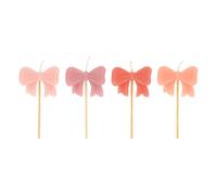 Birthday Candles Knots - Set of 4 Pink one size