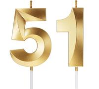 Birthday Candles Number Candles Age Year for Cakes Happy Birthday 3D Designed Wedding Anniversary Party Cake Topper Decorations