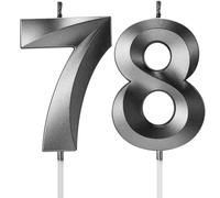 Birthday Candles Number Candles Age Year for Cakes Happy Birthday 3D Designed Wedding Anniversary Party Cake Topper Decorations