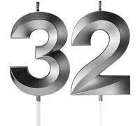 Birthday Candles Number Candles Age Year for Cakes Happy Birthday 3D Designed Wedding Anniversary Party Cake Topper Decorations