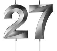 Birthday Candles Number Candles Age Year for Cakes Happy Birthday 3D Designed Wedding Anniversary Party Cake Topper Decorations