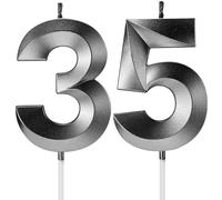 Birthday Candles Number Candles Age Year for Cakes Happy Birthday 3D Designed Wedding Anniversary Party Cake Topper Decorations