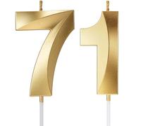 Birthday Candles Number Candles Age Year for Cakes Happy Birthday 3D Designed Wedding Anniversary Party Cake Topper Decorations