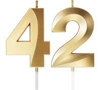 Birthday Candles Number Candles Age Year for Cakes Happy Birthday 3D Designed Wedding Anniversary Party Cake Topper Decorations