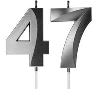 Birthday Candles Number Candles Age Year for Cakes Happy Birthday 3D Designed Wedding Anniversary Party Cake Topper Decorations