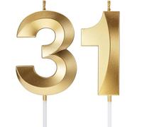 Birthday Candles Number Candles Age Year for Cakes Happy Birthday 3D Designed Wedding Anniversary Party Cake Topper Decorations
