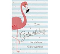 Birthday Card Basic Classic - Flamingo 11.6 x 16.6 cm