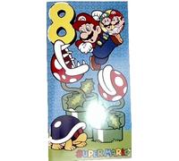 Birthday Card - Boy - Age 8 years (Super Mario Themed) (208290)