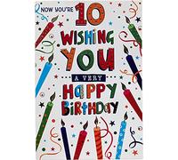 Birthday Card for 10 Year Old Boy. 10th Birthday Card