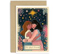 Birthday Card for Female Best Friend - BFF Tarot Card - Thank You Card for Bestie - Friendship Greeting Card - Thinking of You Card for Female Friend - Sorry Card for Best Friend | Blank Inside