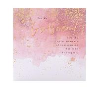 Birthday Card for Girlfriend from Hallmark - Gold Foiled Contemporary Design