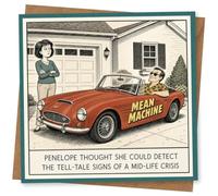 Birthday Card for Husband or Boyfriend, Funny Car Design