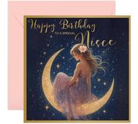 Birthday Card for Niece - To a Special Niece - Beautiful Thoughtful Design - Great Gift for Her - Blank Inside with Envelope