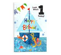 Birthday Card for One (1) 1st Year Old Boy - Free Post (UK)