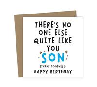 Birthday Card for Son | There's No One Else Quite Like You Happy Funny Sons