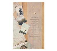 Birthday Card for Son with Envelope - Cute Design with Photographic Montage