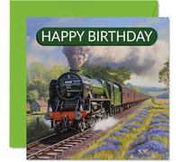 Birthday Card for Train Enthusiast Gifts, Tornado Steam Trains