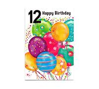 Birthday Card for Twelve, (12) 12th Year Old Girl - Free Post (UK)