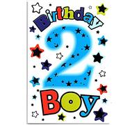 Birthday Card for Two (2) 2nd Year Old Boy