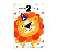 Birthday Card for Two (2) 2nd Year Old Boy - Free Post (UK)