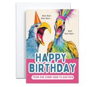 Birthday Card for Women: From One Gobby Bird to Another