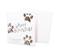 Birthday Card from The Dogs, Funny Happy Birthday Card for Husband, Wife, Dog Lovers, Dog Owners, Boyfriend, Girlfriend, Dad, Mum, Son, Daughter, Him or Her