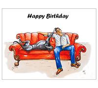 Birthday Card Greyhound Whippet Lurcher Italian Dog Gift