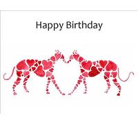 Birthday Card Greyhound Whippet Lurcher Italian Dog Gift - CUSTOM TEXT
