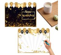 Birthday Card, Guest Book, Greeting Keepsake, Oversized Design Feature, Envelope Included, Record Memories for Birthday Celebration Family Gathering Friend Reunion Women Men