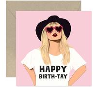 Birthday Card - Happy Birthday - Birthday Cards for Her Women Sister Mum Daughter Granddaughter - Special Birthday Card for Music Fans - For Swifties | Blank Inside