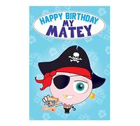 Birthday Card - My Matey Pirate