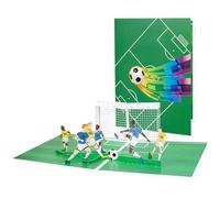 Birthday Card Pop Up,Football Pop Up Card, 3D Soccer Greeting Card for Father's Day,Retiremnet, Anniversary, Thank You, Congratulations,Graduation