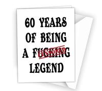 BIRTHDAY CARD Rude Funny 60th Brother Friend Dad Husband Grandad For Men 244