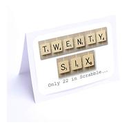 Birthday Card (Scrabble) (26th Birthday Cards)