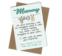 Birthday Card to Mummy To Be Love From The Baby Bump boy or girl #1075