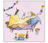 Birthday Card (WDM3745) Celebration - Relaxing Lady - Quentin Blake
