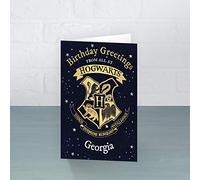 Birthday Card & Wrapping Paper, Harry Potter Birthday Gifting Bundle, Personalise the Front of this Card, Includes 1 Birthday Card, 2 Sheets of Wrapping Paper and 2 Gift Tags