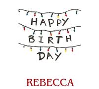 Birthday Card & Wrapping Paper, Personalised the Front of this Card, Includes 1 Birthday Card, 2 Sheets of Wrapping Paper and 2 Gift Tags, Stranger Things Birthday Gifting Bundle