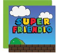 Birthday Cards for Friend - Super Friendio - Funny Happy Birthday Card for Friends from Best Friend, Friend Gifts, 145mm Joke Greeting Cards Women Men
