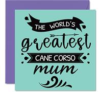 Birthday Cards for Her from the Dog, World's Greatest Cane Corso Mum